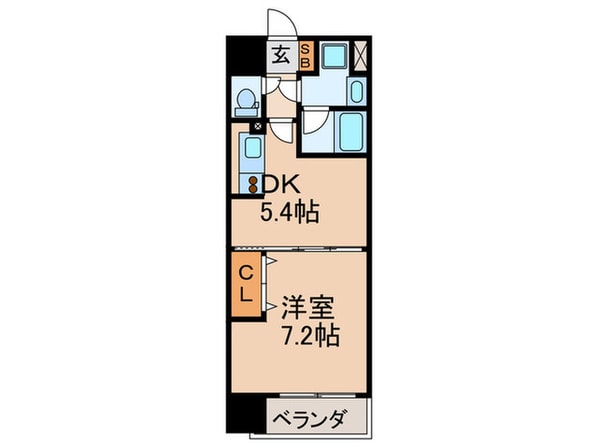 南森町プライマリ－ワンの物件間取画像